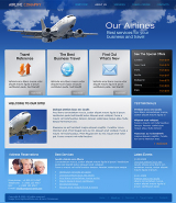 Airline web template