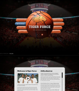 Basketball Game web template