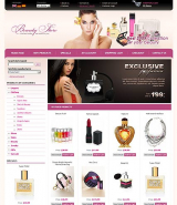 Beauty Store web template