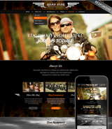 Bikers club web template