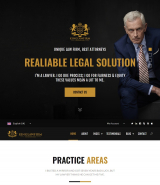"King Law" bootstrap 4 HTML web template for jurist