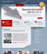 Business Leader web template
