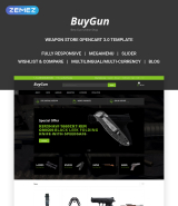 BuyGun - Weapons Store OpenCart Template