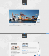 Cargo Transportation web template