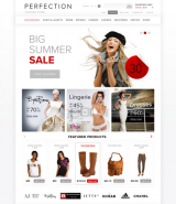Clothes web template