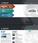Delivery Company web template