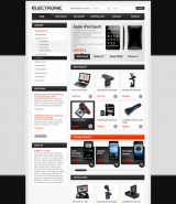 Electronic store web template