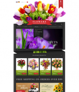 Flowers Shop web template