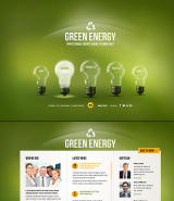 Green Energy web template