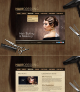 Hair Dressing web template