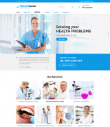 Health Center web template