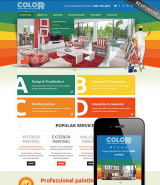 House painting web template