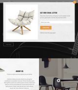 "Furniture shop" HTML web template for online store