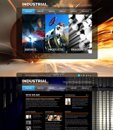 Industrial web template