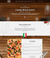 "Italian Restaurant and Pizza" Wordpress template