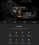 "Master Lawyer" responsive Wordpress theme