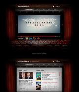Movie Theatre web template
