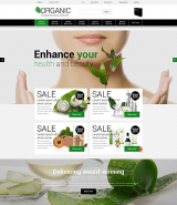 Organic Cosmetics Store OpenCart Template