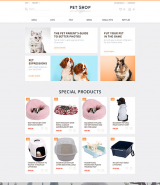 Pet Shop OpenCart Template