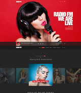 "RADIO FM" web template for Wordpress