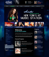 Radio Station v3 web template