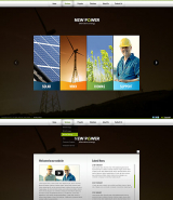 Renewable energy web template