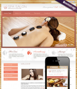 Spa Salon web template