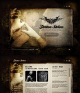 Tattoo Salon web template