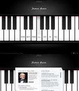 The Pianist web template