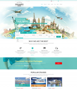 "Travel Agency" Wordpress responsive theme