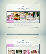 Wedding Cakes web template