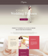 Wedding Venues Responsive Landing Page Template