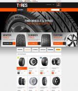 Wheels and Tyres OpenCart Template