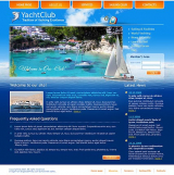 Yacht club web template