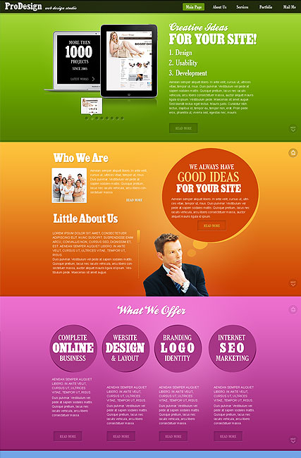 Best Design web template