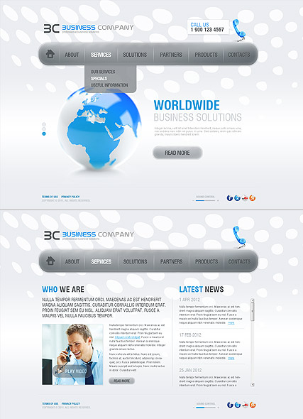 Business Co. web template