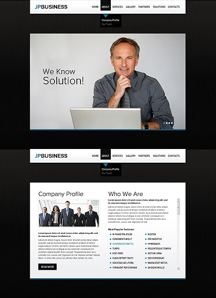 Business Company web template