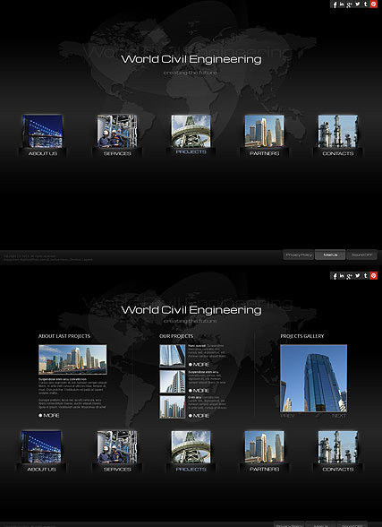 Civil Engineering web template