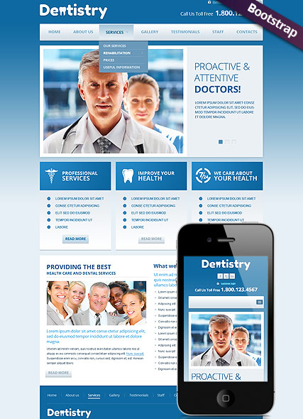 Dentistry web template