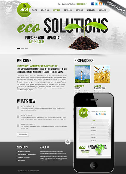 Ecology Business web template