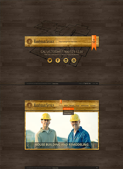 Handyman Service web template