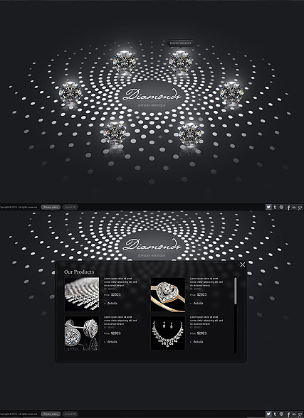 Jewelry Boutique web template