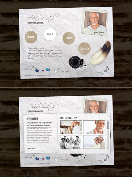 Writer Personal web template