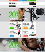 Active Sports Store OpenCart Template