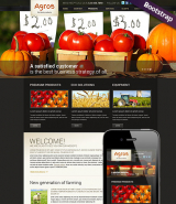 Agriculture web template