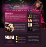 Beauty Salon web template