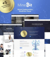 MineBit - Bitcoin Cryptocurrency WordPress Theme