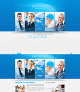 Blue Business web template