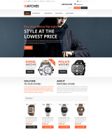 Brand Watches OpenCart Template
