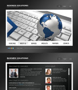 Business Solutions web template